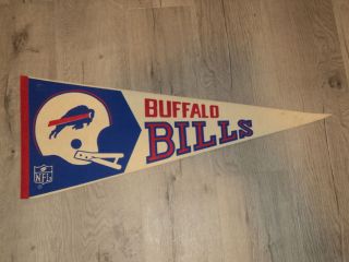 Buffalo Bills Vintage Nfl Pennant 12 " X 30 "