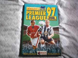 Merlin/topps 1997 Premier League Sticker Album - Fully Completed,  Binder