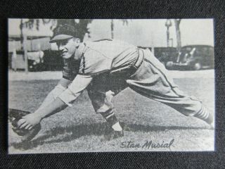1947 Homogenized Bond Bread Stan Musial Rookie Baseball Card
