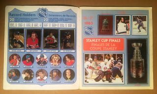 1983 OPC (O - PEE - CHEE) NHL HOCKEY STICKER ALBUM COMPLETE WITH ALL 329 STICKERS 2
