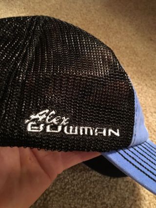 Alex Bowman Autographed Hat 3