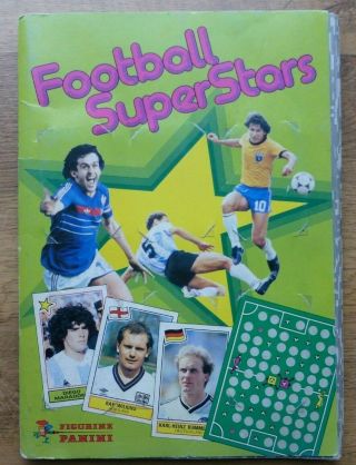 Panini Football Superstars Card Album - Complete -