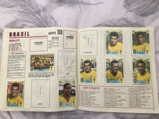 PANINI MEXICO 70 WORLD CUP ALBUM 1970 AND 3