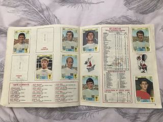 PANINI MEXICO 70 WORLD CUP ALBUM 1970 AND 5