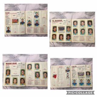 PANINI MEXICO 70 WORLD CUP ALBUM 1970 AND 8