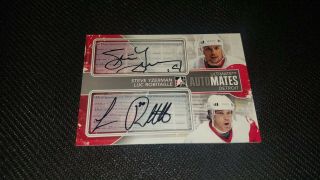 Steve Yzerman Luc Robitaille Det Red Wings Dual Auto In The Game 2010 Card