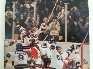 March 3,  1980 USA Olympic Hockey Team Miracle On Ice Sports Illustrated NO LABEL 3