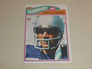 1977 Topps Football Rookie Card 177 Steve Largent Rc