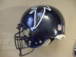 Atlanta Falcons game helmet,  jersey,  Travis Hall 3