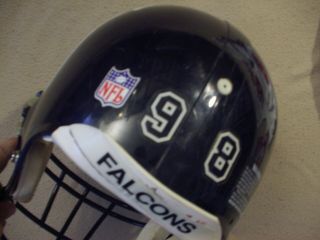 Atlanta Falcons game helmet,  jersey,  Travis Hall 4