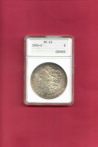 1900 - O Morgan Dollar Ana Ms 63,  Ana Holder,  American Numismatic Assoc.