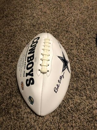 Bob Lilly Autographed Signed Football Cowboys Hof 