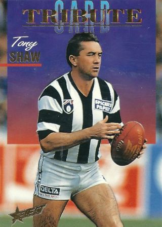 Afl 1995 Series Tony Shaw Tribute Card Tc1