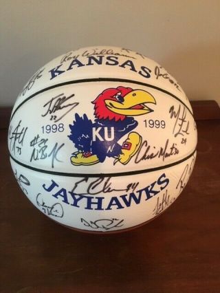 Kansas Jayhawks 1998 - 99 Team Autographed Men 