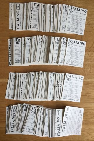 Panini Italia 90 Stickers x 315 Different 3