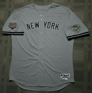 Cc Sabathia York Yankees Game Worn 2009 World Series Jersey - W/special Patch