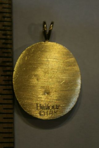 Balfour 14K Yellow Gold 1998 York Yankees World Championship Pendant WOW JSH 6