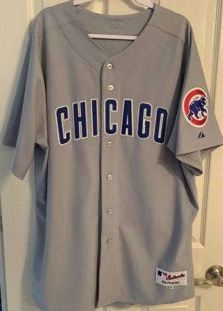 Chicago Cubs Authentic Road Jersey Size 52