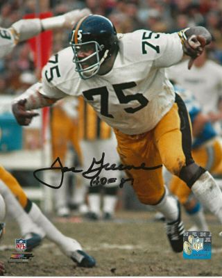 Pittsburgh Steelers Joe Greene Autographed 8x10 W/coa