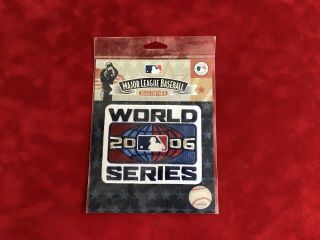 2006 Mlb World Series Patch (st.  Louis Cardinals Vs Detroit Tigers)