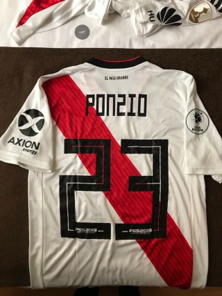 River Plate Match Worn Shirt 2
