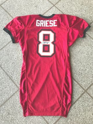 Brian Griese Tampa Bay Buccaneers Player Game Issued & Signed NFL Jersey BUCS 2