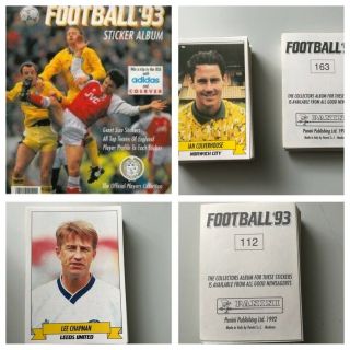 Panini Football 93 Stickers.  Complete Your Set,  1,  2,  3,  4,  5,  10,  15,  25 Available