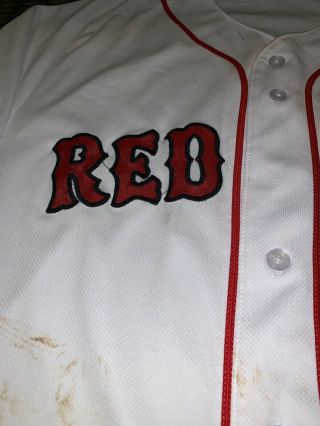 Rafael Devers Boston Red Sox Game Worn Jersey Career Home Run 36 MLB Auth 6