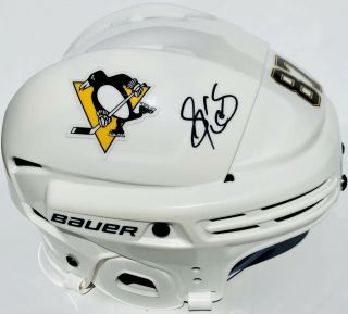 Sidney Crosby 87 Pittsburgh Penguins Signed Full Size Hockey Helmet Psa/dna