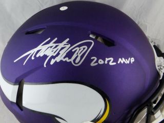 Adrian Peterson Signed Vikings F/S Speed Authentic Helmet w/ MVP - JSA W/Fanatics 2