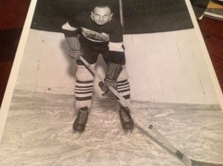 HOWIE MORENZ 1934 CHICAGO BLACKHAWKS NHL HOCKEY PHOTO MONTREAL CANADIENS CUBS 3