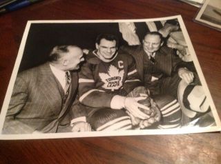 Apps,  Smythe,  And Day Nhl Hockey 1948 Stanley Cup Toronto Maple Leafs Photo
