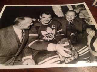 APPS,  SMYTHE,  AND DAY NHL HOCKEY 1948 STANLEY CUP TORONTO MAPLE LEAFS PHOTO 2