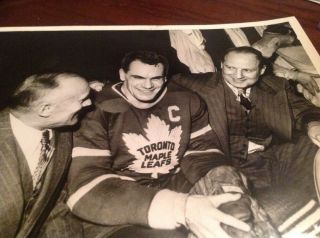 APPS,  SMYTHE,  AND DAY NHL HOCKEY 1948 STANLEY CUP TORONTO MAPLE LEAFS PHOTO 3