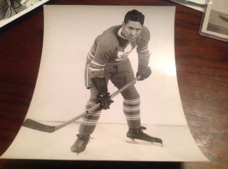Red Horner 1934 Toronto Maple Leafs Nhl Hockey Photo For 1934 Beehive