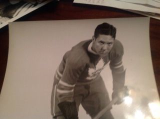 RED HORNER 1934 TORONTO MAPLE LEAFS NHL HOCKEY PHOTO FOR 1934 BEEHIVE 5