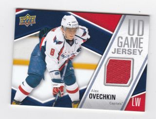 Alex Ovechkin 2011 - 12 Upper Deck Series One Ud Game Jersey Gj - Ao