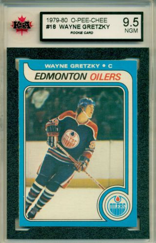 1979 80 Opc 18 Wayne Gretzky Rookie Card Ksa 9.  5 Ngm