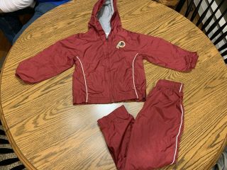 Washington Redskins Nfl Baby Boy 2 Piece Jacket/pants Outfit,  Size 4t,  Pre - Owned