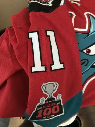 Kelowna Rocket’s Game Worn/ Team Issue Jersey WHL CHL 3