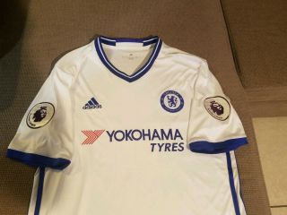 Chelsea soccer jersey away Eden Hazard 10 season 16 /17 size L 4