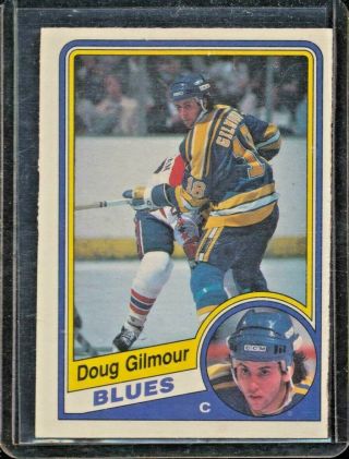 Doug Gilmour Rc 1984 - 85 Opc O - Pee - Chee Card 185 St.  Louis Blues