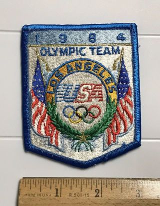Vintage 1984 Usa Olympic Team Los Angeles Summer Olympics Embroidered Patch