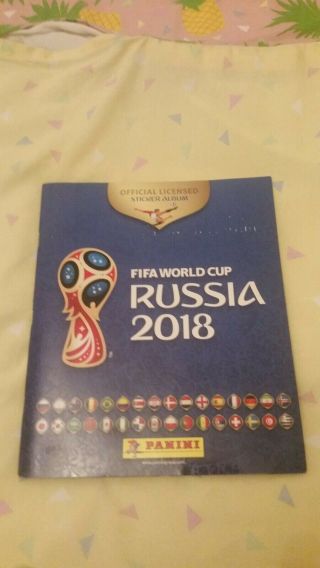 Panini World Cup 2018 Sticker Album 91 Complete Needs 58 Stickers