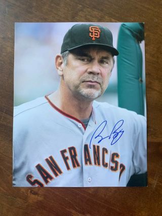Bruce Bochy - On Field - San Francisco Giants - Autographed/signed 8x10 Photo