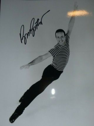 Skating Champion Brian Boitano Signed 8x10 B&w Photo