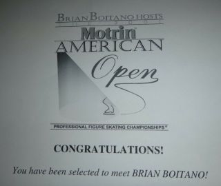 Skating Champion Brian Boitano SIGNED 8x10 b&w photo 2