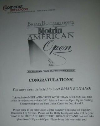 Skating Champion Brian Boitano SIGNED 8x10 b&w photo 3