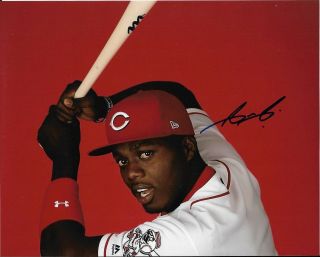 Aristides Aquino Signed Autographed Cincinnati Reds 8x10 Photo W/coa 2