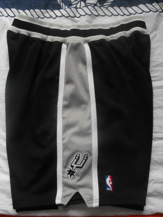 Tim Duncan Nike Shorts Game Worn San Antonio Spurs Robinson Rodman Jordan ProCut 4